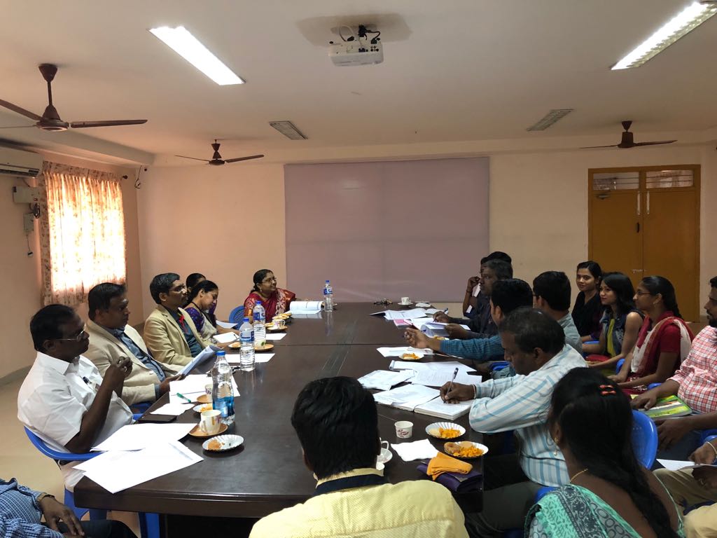Excel Engineering College CSE and IT Department(s) Academic Advisory Committee Meeting in progress