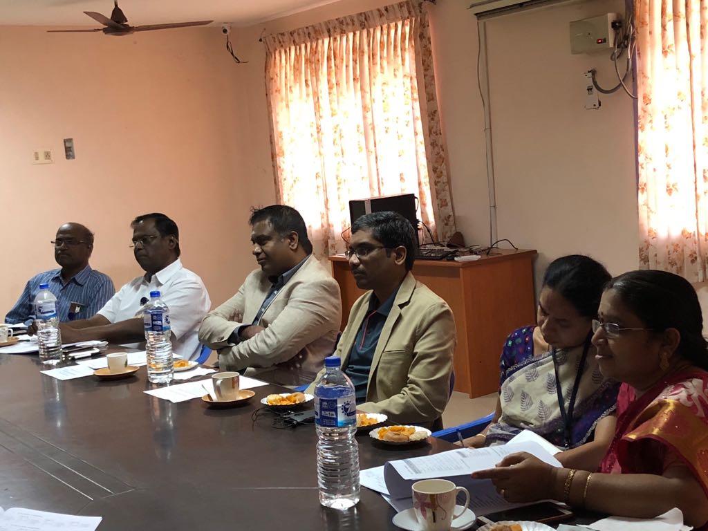 Excel Engineering College Dean, Principal, Sambasivam Sathyamoorthy and Ananth Sivagnanam from Diverse Brains listening in along with Professor(s) in DAAC meeting