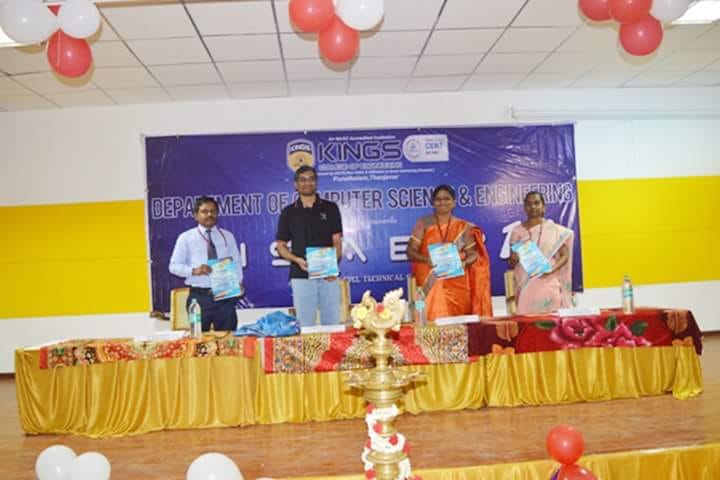 Ananth Sivagnanam, Director, Diverse Brains Life Solutions, along with CSE department team in CISABZ 2018 memento launch